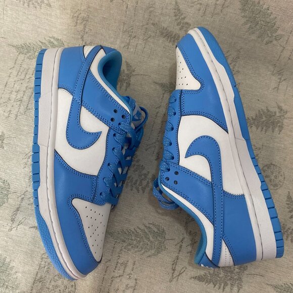 Nike Dunk Low UNC University Blue Sneakers - Picture 6 of 8